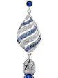 Gilan Blue Sapphire Drop Earrings