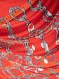 Mors et Filets silk scarf