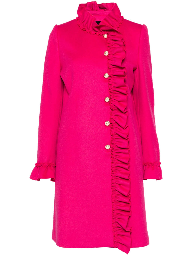 Pink Ruffle Coat