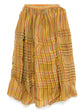 2008 Runway Fairy Yellow Printed Silk Organza Skirt