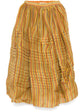 2008 Runway Fairy Yellow Printed Silk Organza Skirt