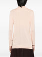 Peach Cashmere Turtleneck Jumper