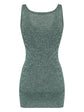 2000s Knitted Top Aqua Green