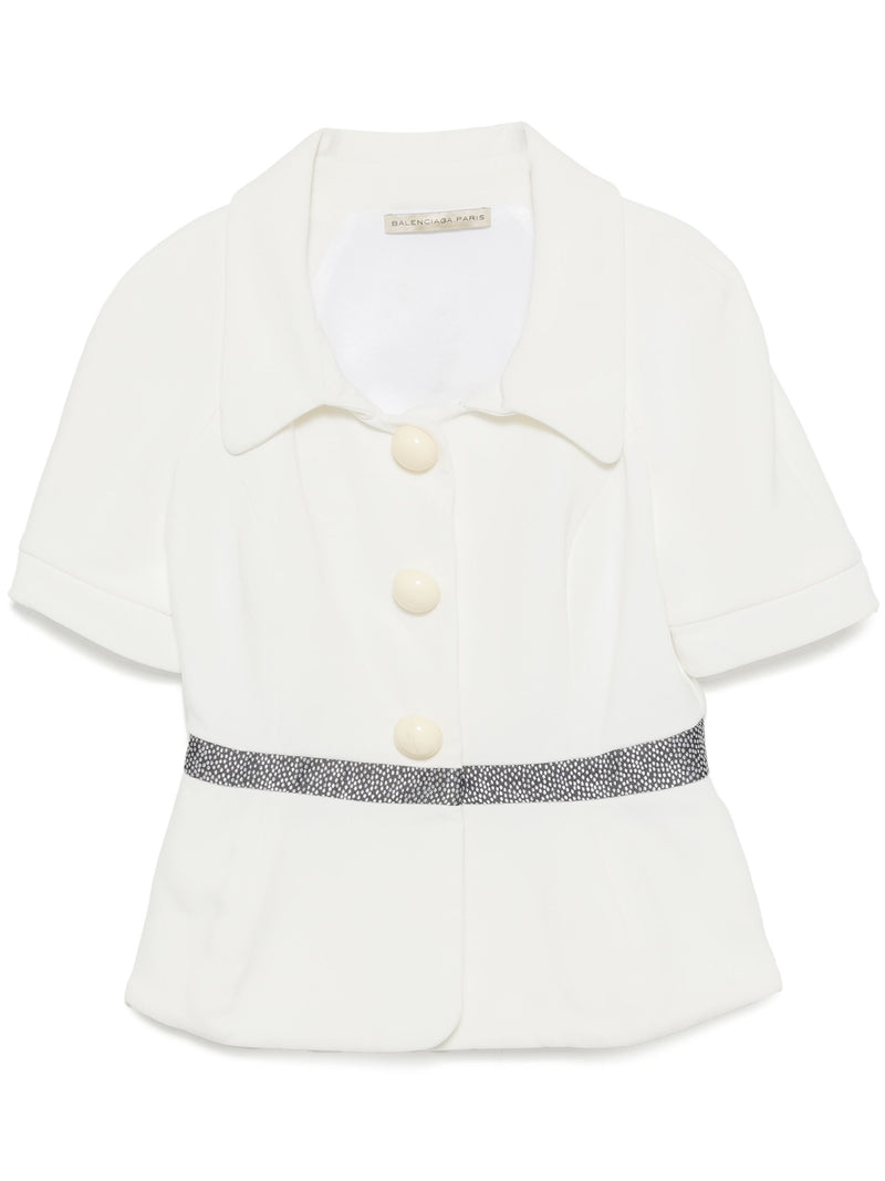 Balenciaga by Ghesquière White Blazer