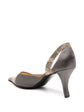 Vintage Satin Exotic Grey Heels