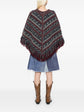 2014 Knitted Alpaca Wool Blend Poncho