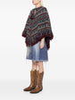 2014 Knitted Alpaca Wool Blend Poncho