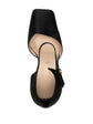 1998 Slingback Classic Black Square Toe Heels