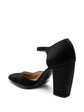 1998 Slingback Classic Black Square Toe Heels