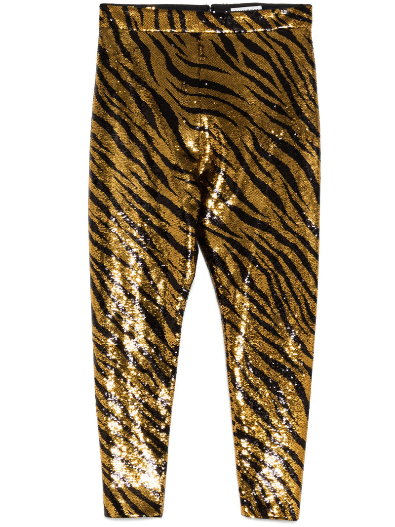 Sequin Stretch-Jersey Leggings