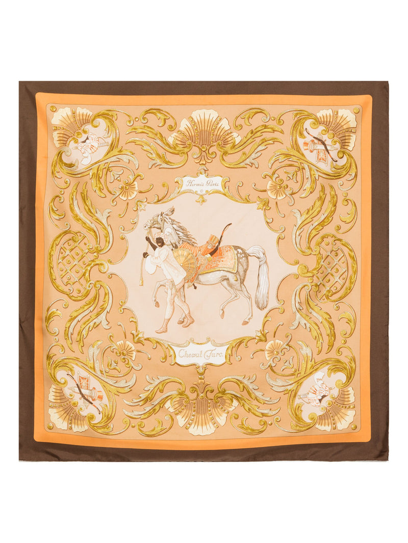 Turkish Horse Silk Scarf 90