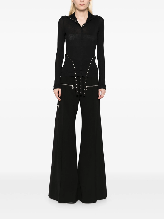 Chloé Flared Zip Trousers