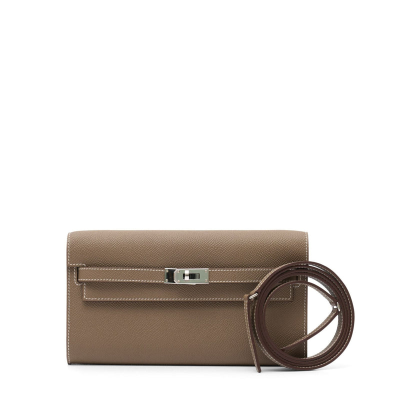 Kelly Wallet To Go Etoupe Epsom