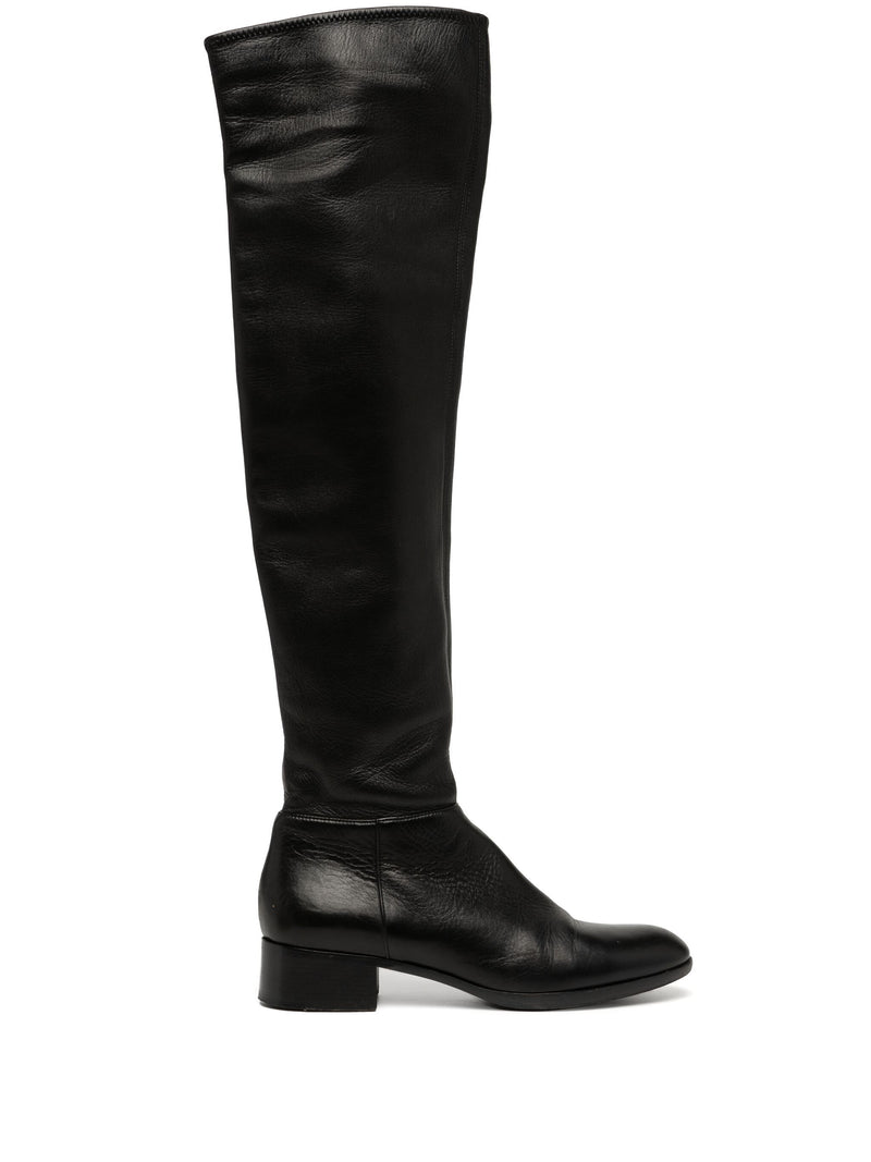 Alaïa Over The Knee Leather Boots