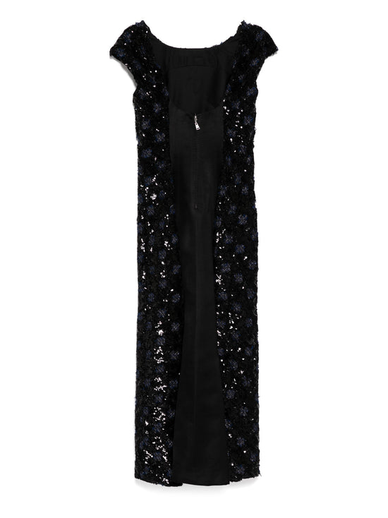 Sequin-Embellished Gown