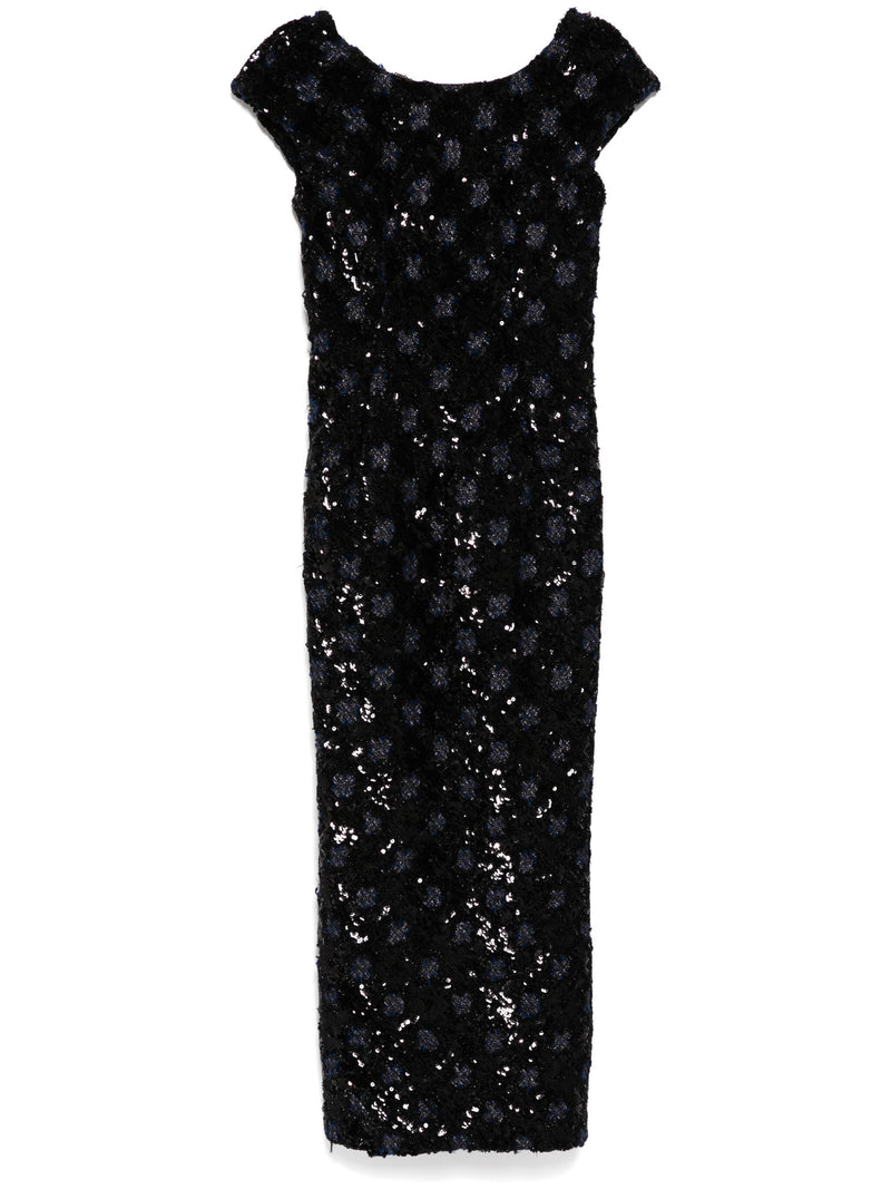 Sequin-Embellished Gown