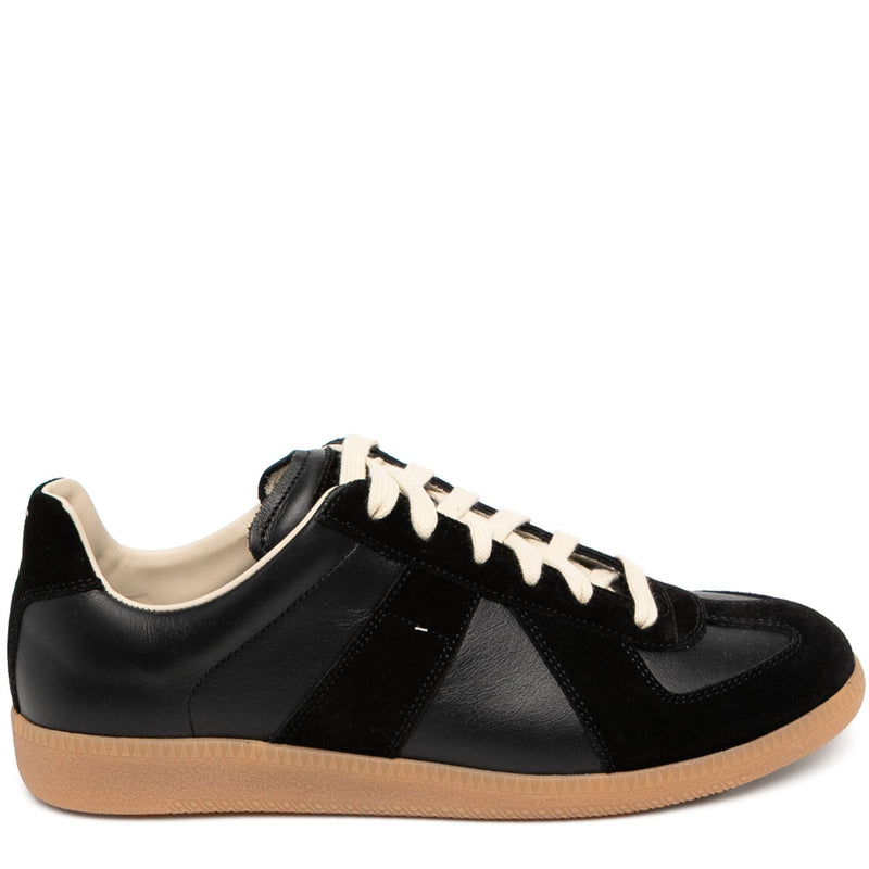 Maison Margiela Lace Up Black Trainers