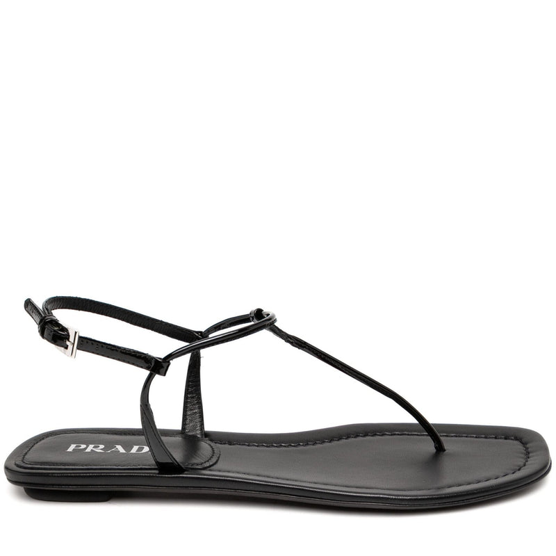 Thong-Strap Flat Sandals