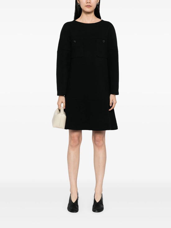 Long-Sleeve Wool Dress