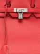 Birkin 35 Rouge Casaque Clemence PHW