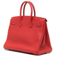 Birkin 35 Rouge Casaque Clemence PHW