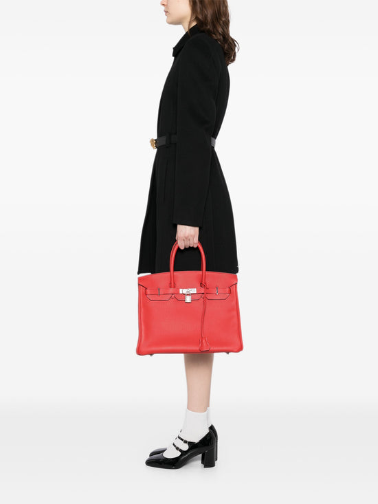 Birkin 35 Rouge Casaque Clemence PHW