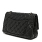 Reissue 2.55 Black Quilted Double Flap Bag