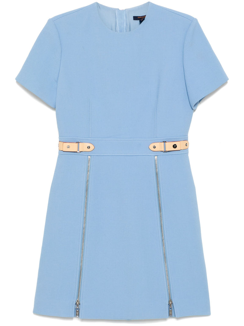 Blue Wool Dress