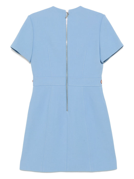 Blue Wool Dress