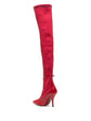 Panelled Red Boots