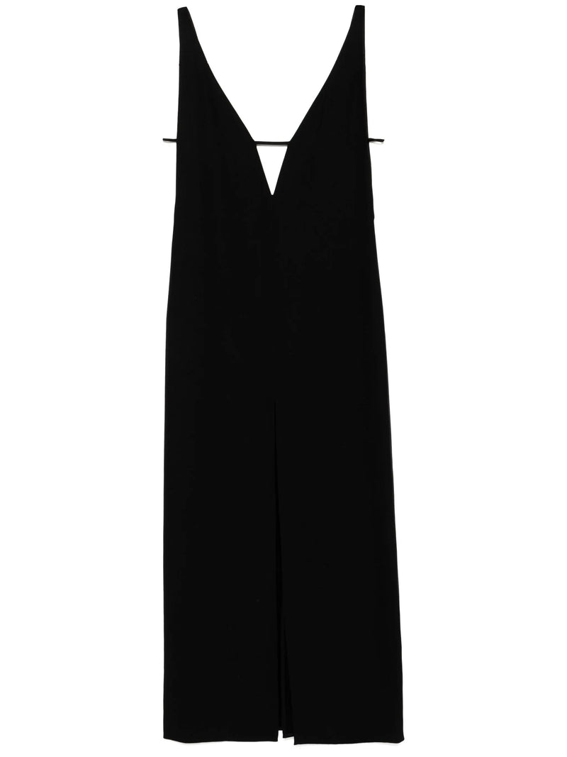 Deep V-Neck Slip Dress