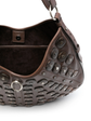 Palisander Embellished Leather Hobo Bag