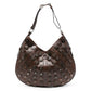 Palisander Embellished Leather Hobo Bag