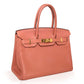 Birkin 30 Rose Tea Togo GHW