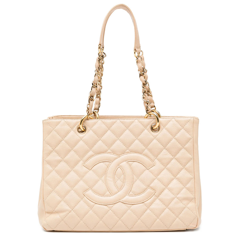 Grand Shopping Tote Beige GHW