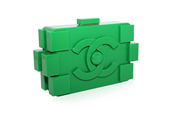 Green Boy Brick Lego Minaudière Clutch