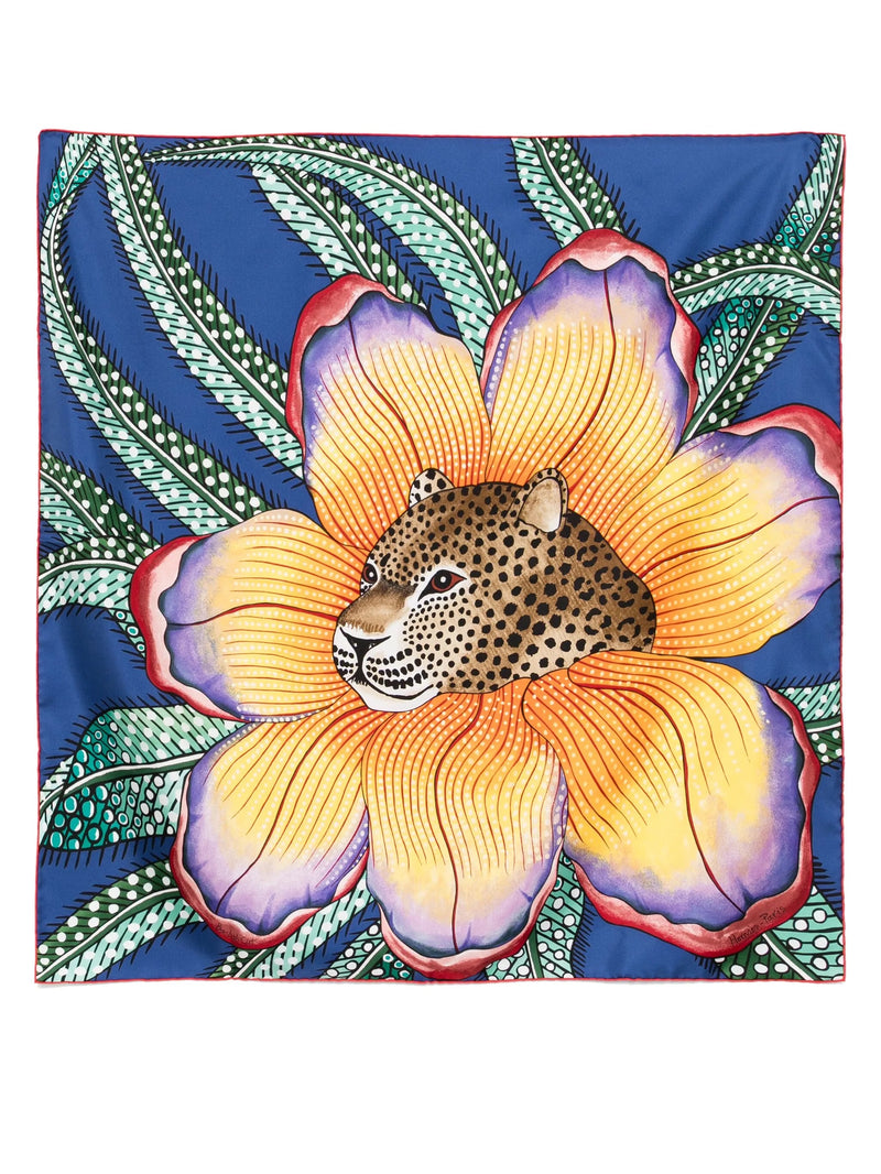 Baobab Cat Silk Scarf 90