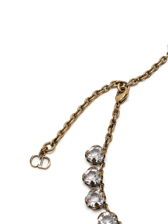 Dior Crystal Palm Reading Necklace