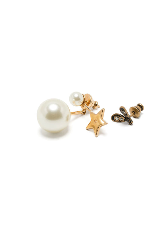 Dior Star and Bee Tribal Earrings