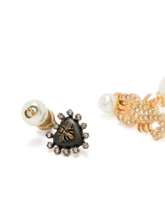 Dior Bee and Scorpion Tribal Earrings