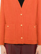 Orange Tweed Blazer