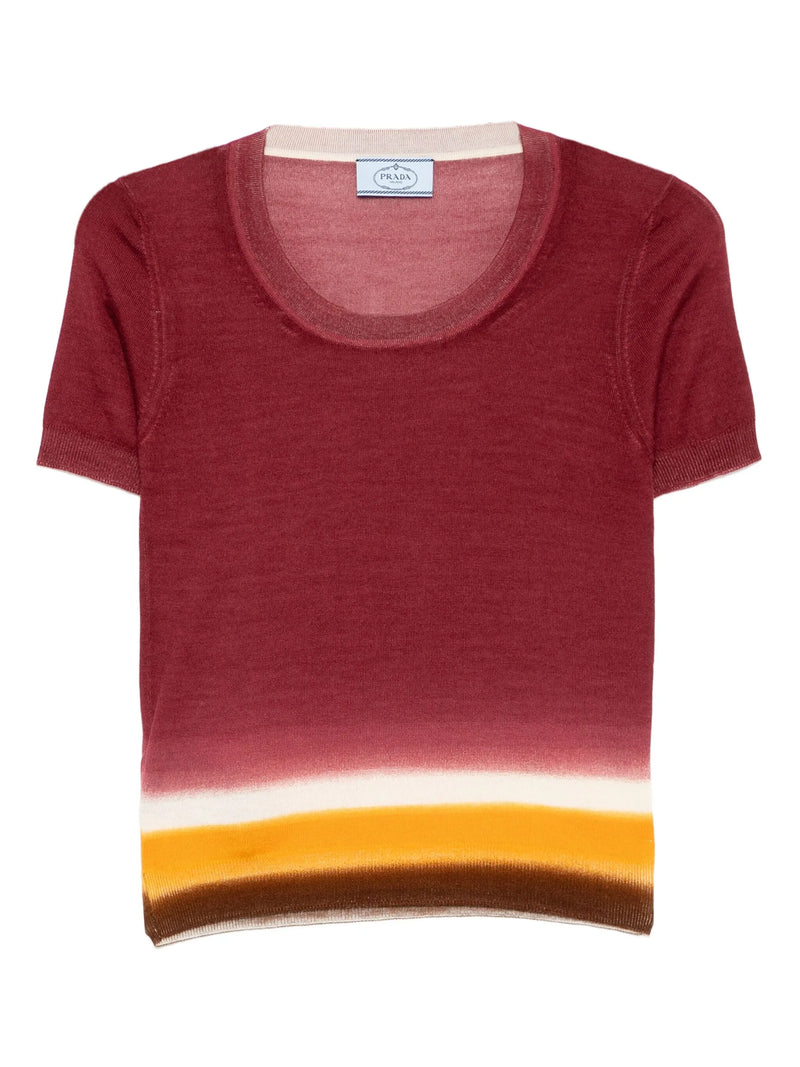 Burgundy Dégradé Top