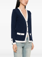 Navy Cashmere Cardigan