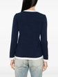 Navy Cashmere Cardigan