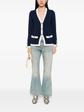 Navy Cashmere Cardigan