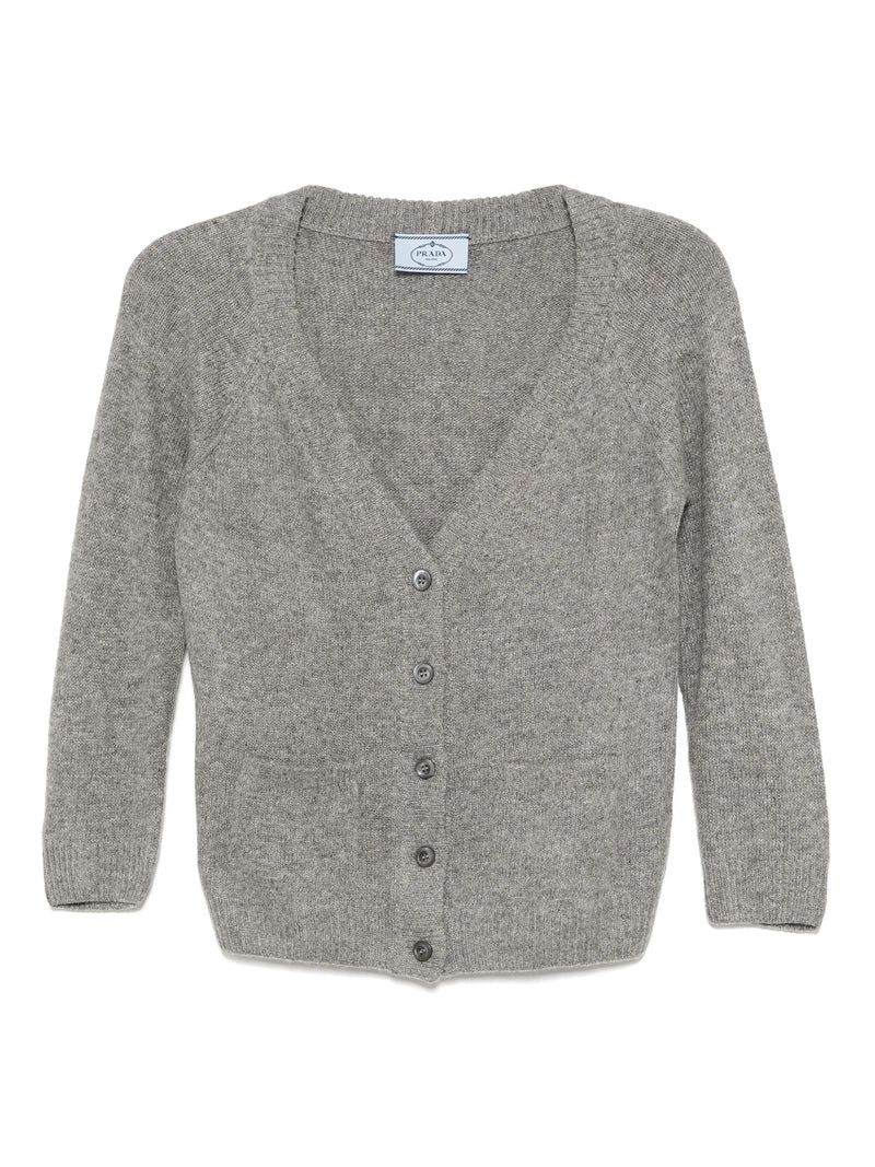Grey Knit Cardigan