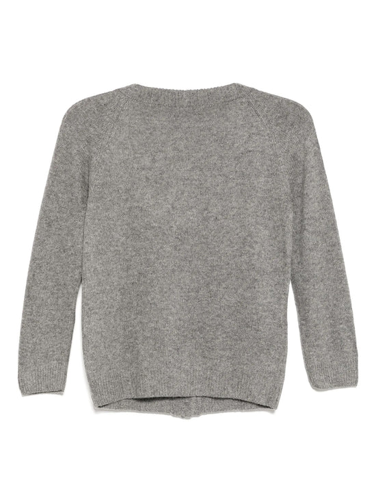 Grey Knit Cardigan