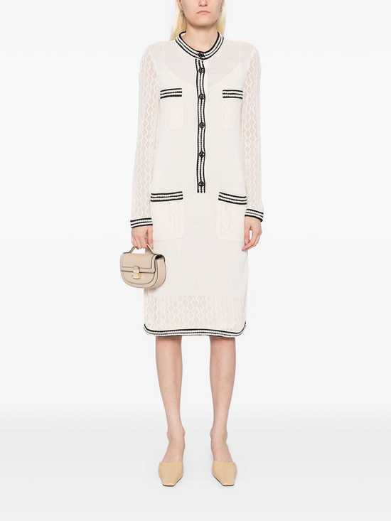 Cream Knit Dress