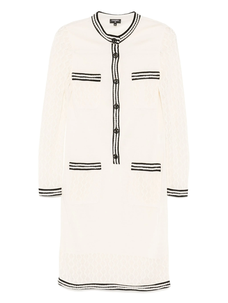 Cream Knit Dress