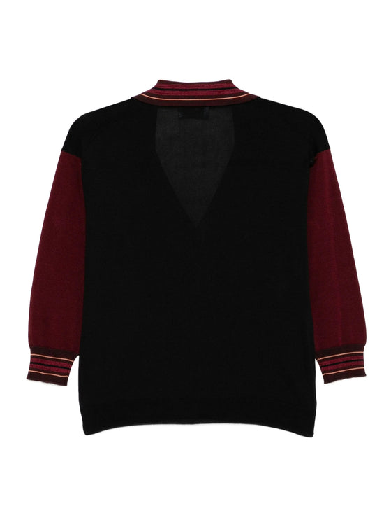 Collared V-Neck Cardigan